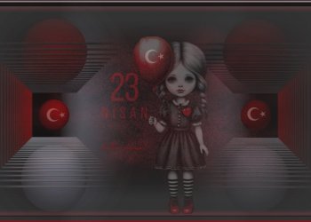 Türk.Tema,626 Kolaj Tasarımlı,23 Nisan,Teması,
